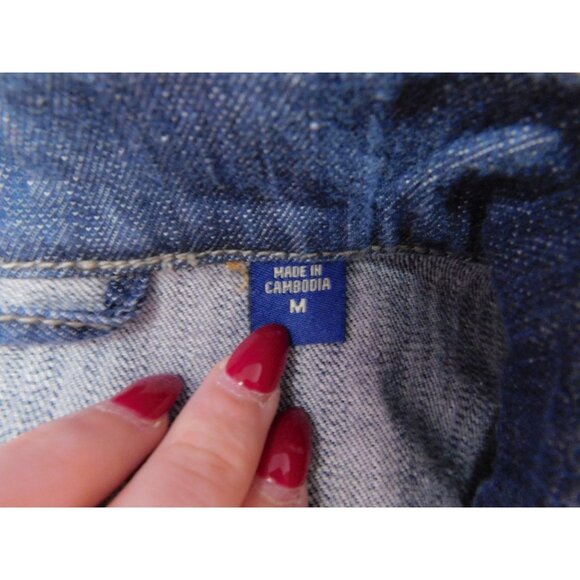 Vtg Code Bleu Denim Jacket M - Embroidered Pockets - Excellent - Picture 4 of 11